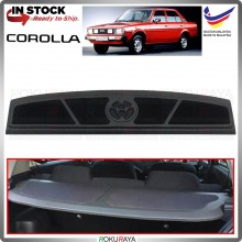 Toyota Corolla KE70 Series Custom Fit Grey PVC Leather Rear Top Speaker Board 15mm Thick Car Accessories Audio