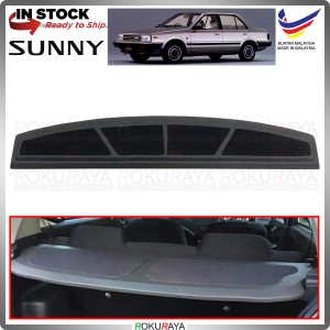 Nissan Sunny Old B11 Extra Custom Fit Grey PVC Leather Rear Top Speaker Board 15mm Thick Car Accessories Audio Parts