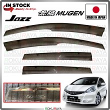 [JAPAN MUGEN with CLIP] Honda Jazz Fit GE 2008 Original Rain Door Visor Air Press Wind Deflector Car Accessories