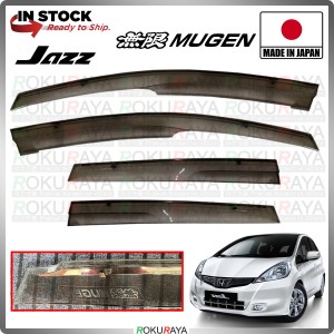 [JAPAN MUGEN with CLIP] Honda Jazz Fit GE 2008 Original Rain Door Visor Air Press Wind Deflector Car Accessories