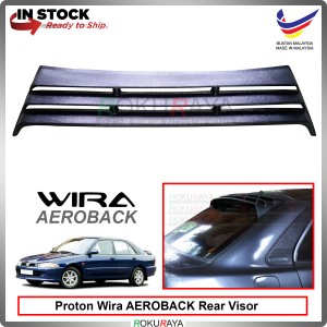 [AEROBACK only] Proton Wira AB OEM Plastic ABS Rear Windscreen Sun Shade Guard 3 Step Air Terjun Car Accessories Local