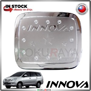 [CHROME] Toyota Innova Old Wellstar ABS Plastic Fuel Gas Tank Cap Garnish Moulding Cover Trim Car Accessories Parts