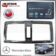[CHROME] Mercedes Benz W210 Stainless Steel Rear Center AC Vent Garnish Moulding Cover Trim Car Accessories Parts
