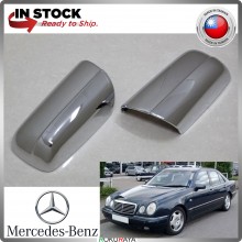 [CHROME] Mercedes Benz W210 Stainless Steel Side Mirror Garnish Moulding Cover Trim Car Accessories Parts