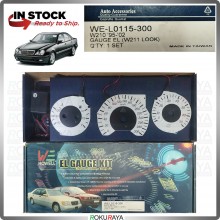 Mercedes Benz W210 AMG Howell Electro Luminescent Gauge Kit Automatic Meter Panel Garnish Decoration Cover Car Acc