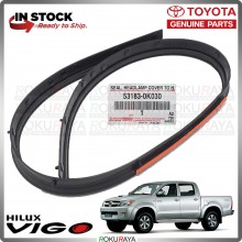 [53183-0K030] Toyota Hilux Vigo KUN25 ONLY 2004 Original Genuine Headlamp To Hood Bonnet Rubber Seal Cover Gasket Insulation