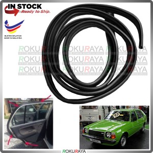 1PCS FRONT LEFT MAZDA M323 GL GLC 1979 Side Door Glass Rubber Seal Cover Gasket Insulation Weather Strip