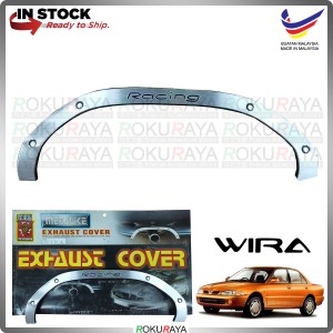 [KHL METALIKE] Proton Wira Chrome Rear Bumper Muffler Exhaust Garnish Moulding Cover Trim Car Accessories