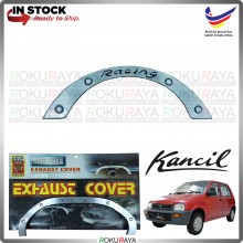 [KHL METALIKE] Perodua Kancil Chrome Rear Bumper Muffler Exhaust Garnish Moulding Cover Trim Car Accessories