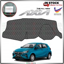 [BLACK LINE] LOCAL Perodua Axia 2023 2nd Gen Front Dashboard Cover Black Leather PU PVC Car Accessories