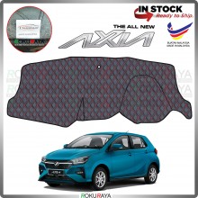 [RED LINE] LOCAL Perodua Axia 2023 2nd Gen Front Dashboard Cover Black Leather PU PVC Car Accessories
