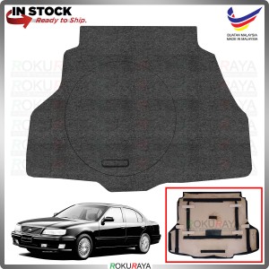 [GREY CARPET] Nissan Cefiro A32 Rear Bonnet Spare Tyre Tire Tayar Cover Hard Board Papan Car Local Parts