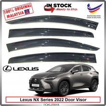 [11CM WIDTH] Lexus NX250 350 450 2022 AZ20 Original AG Rain Sun Wind Deflector Door Visor Air Press Car Accessories