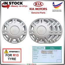 [NAZA KIA ORGINAL GENUINE] 4Pcs Naza Kia Korea Export R13'' Inch Car Wheel Cover Tyre Center Hub Cap Steel Rim Car 