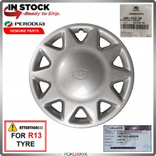[PERODUA ORGINAL GENUINE] 1Pcs Kelisa Myvi UK2 Export R13'' Inch Car Wheel Cover Tyre Center Hub Cap Steel Rim Car 