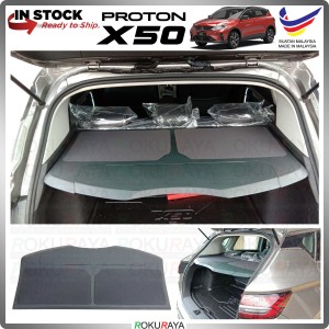 Proton X50 Custom Fit Grey PVC Leather Rear Top Speaker Board 15mm Thick Car Acc Audio Parts