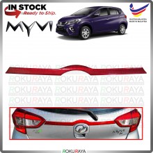 Perodua Myvi VVTi 3rd Gen 2018 Rear Bonnet Center Safety Reflective Red Reflector Car Accessories