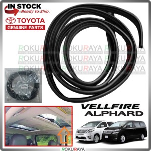 63251-58031 , 63251-58021 Toyota Vellfire Alphard ANH20 Sun Roof Glass Rubber Seal Cover Gasket Insulation Weather Strip
