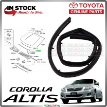 [53383-02150] Toyota Corolla Altis E140 Hood Bonnet to Wiper Cowl Rubber Seal Cover Gasket Insulation Weather Strip