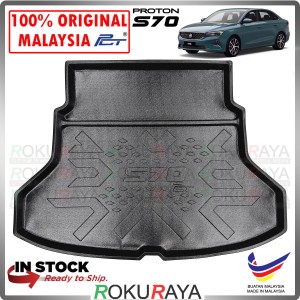 [LOCAL MALAYSIA PCT] Proton S70 2023 Original HDPE Non Slip Rear Trunk Boot Cargo Tray Car Accessories