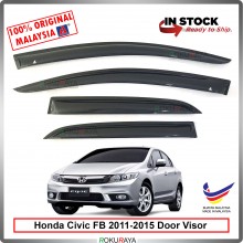 Honda Civic FB (9th Gen) 2011-2015 AG Door Visor Air Press Wind Deflector (Medium 8cm Width)