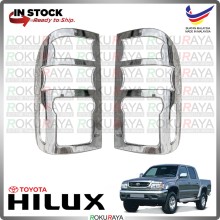 [CHROME] Toyota Hilux SR 165 166 ABS Plastic Rear Tail Lamp Garnish Moulding Cover Trim Car Accessories Parts