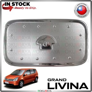 [CHROME] Nissan Grand Livina WELLSTAR TAIWAN ABS Plastic Fuel Gas Tank Cap Garnish Moulding Cover Trim Car Acc