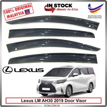 [11CM WIDTH] Lexus LM AH30 2019 Original AG Rain Sun Wind Deflector Door Visor Air Press Car Accessories