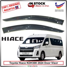 [11CM WIDTH] Toyota Hiace KDH300 SLWB 2024 Original AG Rain Sun Wind Deflector Door Visor Air Press Car Accessories