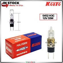 KOITO JAPAN 0452 H3C 12V 55W Halogen Bulb Light Lamp - 1PCS