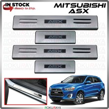 [BESI with LED] Mitsubishi ASX Stainless Steel Chrome Side Sill Kicking Plate Garnish Moulding Cover Trim