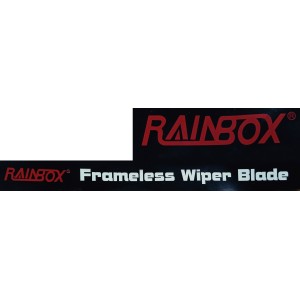 26" 1PCS RIGHT RAINBOX Car Soft Frameless Wiper Perodua Proton Toyota Honda Mazda Nissan Suzuki Hyundai Vellfire Alphard