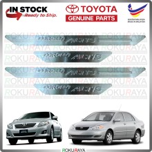 [BESI] 4PCS Toyota Corolla Altis Universal Stainless Steel Chrome Side Sill Kicking Plate Garnish Moulding Cover Trim
