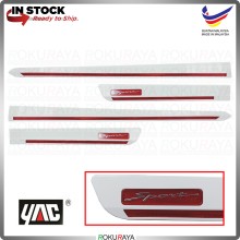 [WHITE] 99cm+53cm Proton Perodua Reflective Red line Universal Original Side Door Moulding Garnish Body Lining Panel