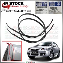 [ORIGINAL] 2PCS Proton Persona Old Roof Bumbung Top Moulding Rubber Seal Cover Gasket Insulation Weather Strip