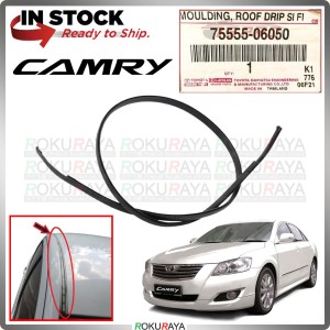 75555-0650 1PCS LEFT Toyota Camry ACV40 Roof Drip Bumbung Top Moulding Rubber Seal Cover Gasket Insulation Weather Strip