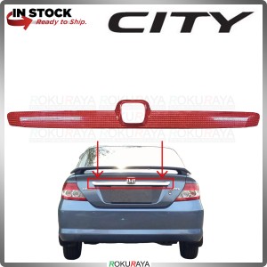 [REFLECTOR] Honda City SEL 2002-2005 Rear Back Boot Trunk Tail Gate Garnish Cover Bonnet Moulding Car Accessories