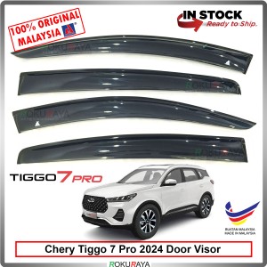 [11CM WIDTH] Chery Tiggo 7 Pro 2024 Original AG Rain Sun Wind Deflector Door Visor Air Press Car Accessories