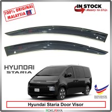 [11CM WIDTH] Hyundai Staria 2Door 2023 Original AG Rain Sun Wind Deflector Door Visor Air Press Car Accessories