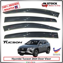 [11CM WIDTH] Hyundai Tuscon 2024 Original AG Rain Sun Wind Deflector Door Visor Air Press Car Accessories