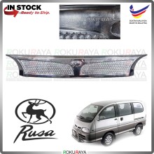 [ORIGINAL] Perodua Rusa CHROME Front Bumper Top Grill Grille Sarong Chrome Garnish Moulding Molding