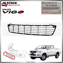 [ORIGINAL] Toyota Hilux Vigo Facelift KUN26 ABS Plastic Front Bumper Bottom Mesh Garnish Moulding Molding Car