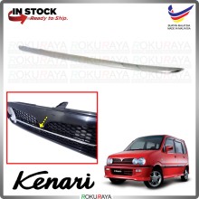 Perodua Kenari Facelift Aerosport CHROME Front Bumper Top Grill Grille Sarong Garnish Moulding Molding