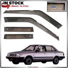 [YASUI GOODPOINT] Datsun Nissan Sunny B11 130Y Chromax Original Rain Door Visor Air Press Wind Deflector Car Acc Local