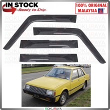 [YASUI GOODPOINT AG] Mitsubishi Lancer 1400 1979-1987 Chromax Original Rain Door Visor Air Press Wind Deflector with CLIP