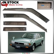 [YASUI GOODPOINT] Honda Accord 1981-1985 Chromax Original Rain Door Visor Air Press Wind Deflector Car Acc Local