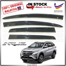 [FLAT 10CM WIDTH] Perodua Aruz Original AG Rain Sun Wind Deflector Door Visor Air Press Car Accessories