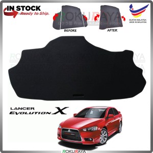 [CARPET] Mitsubishi Evolution 10 Evo X 15mm Rear Bonnet Spare Tyre Tire Tayar Cover Back Hard Board Papan