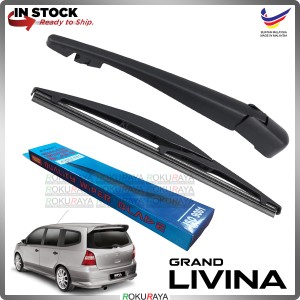 Nissan Livina Latio Hatchback Rear Tail Wiper Blade Arm Rubber Set Car Accessories Parts