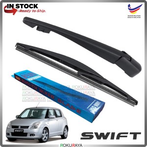 Suzuki Swift RS 1G 2004-2012 Rear Tail Wiper Blade Arm Rubber Set Car Accessories Parts
